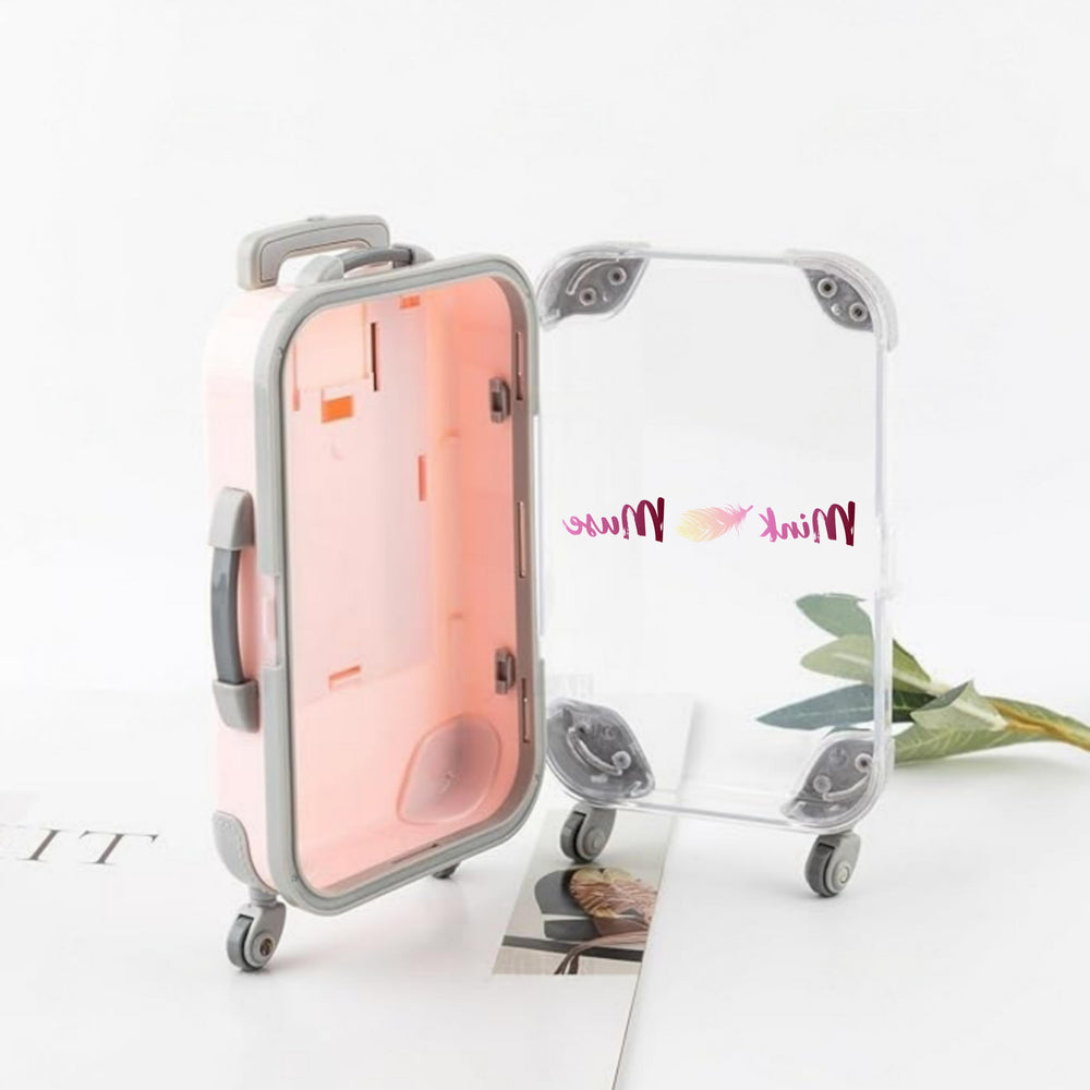 Glimify Tiny Treasure Suitcase mini travel case for lashes and jewellery