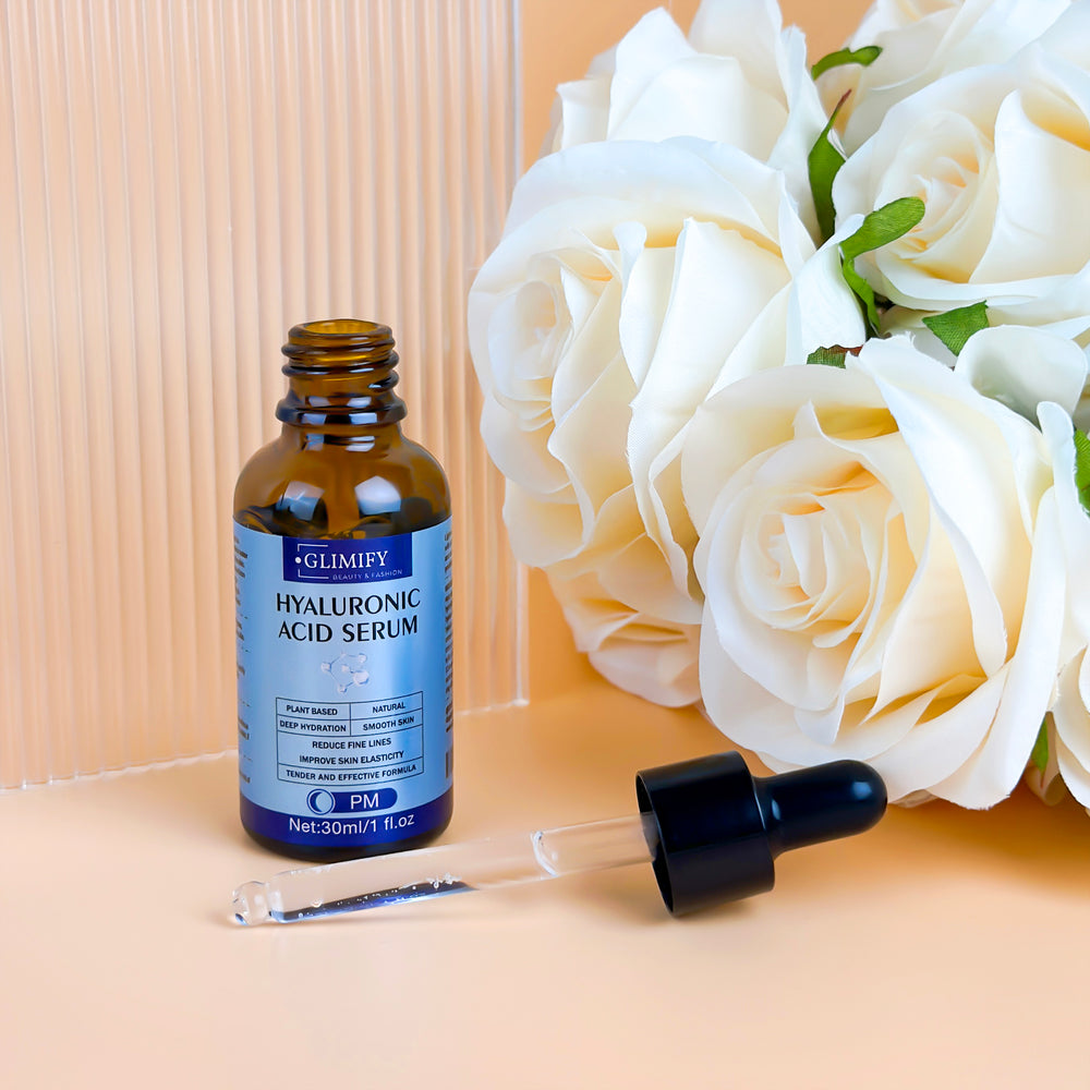 Glimify Hyaluronic Acid Serum for Face 30ml hydrating and plumping