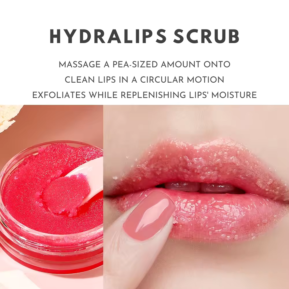 Glimify Hydralips hydrating lip care kit with scrub balm and plumper