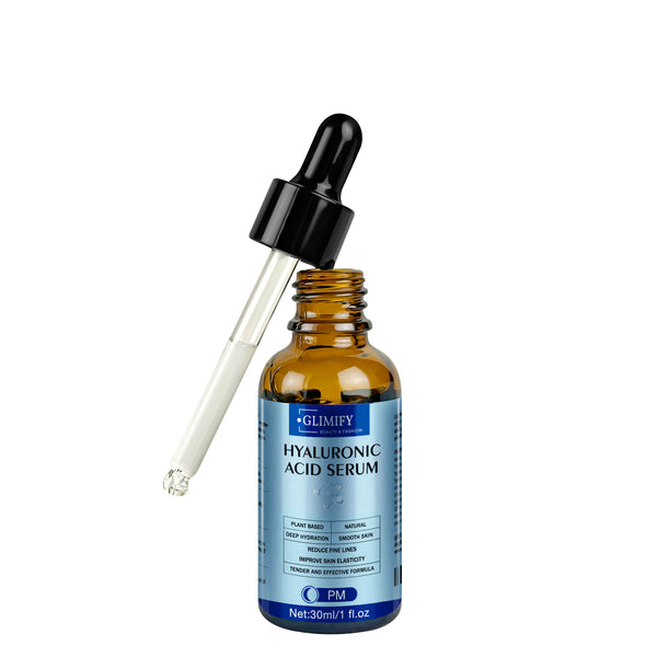 Glimify Hyaluronic Acid Serum for Face 30ml hydrating and plumping