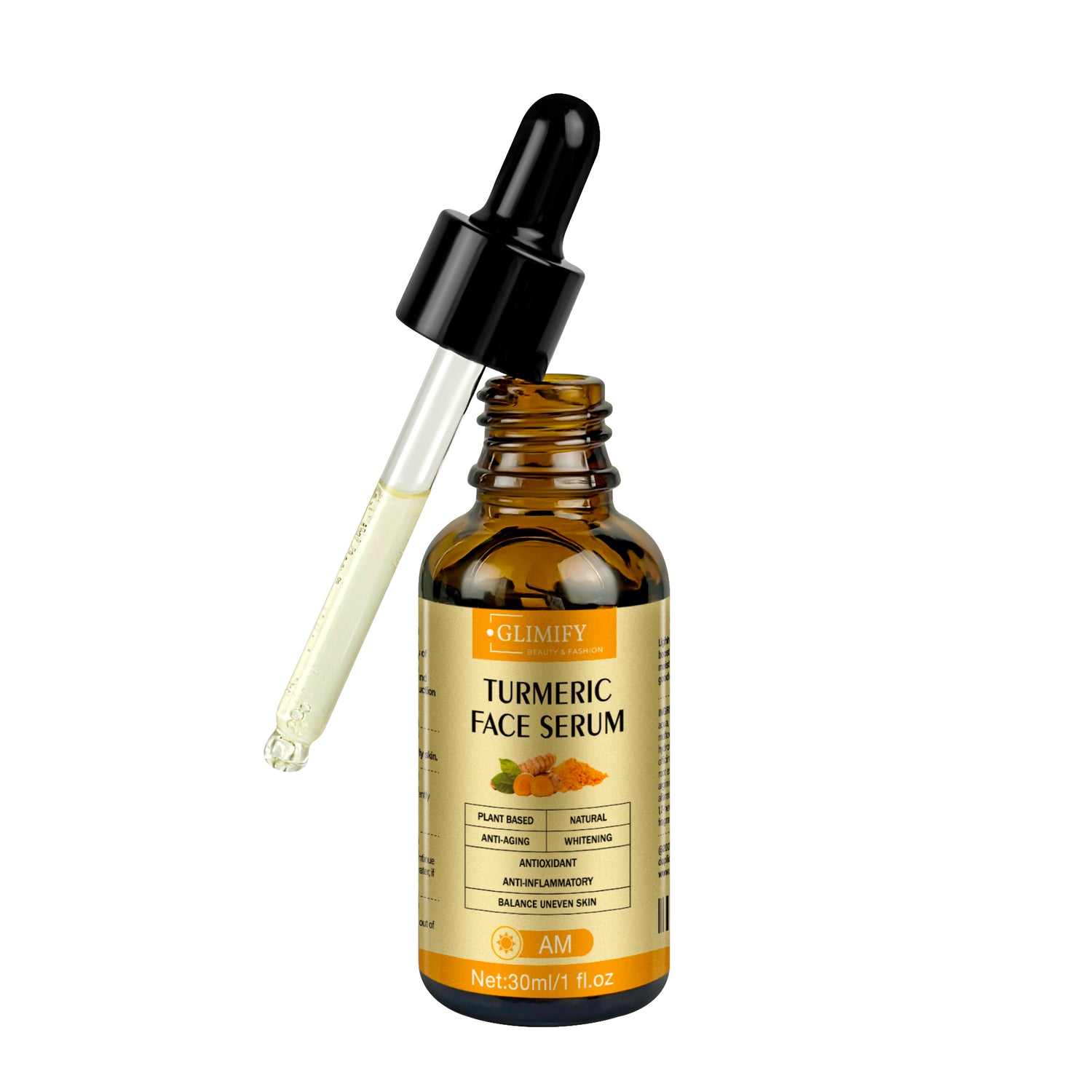 Turmeric Face Serum – Brightening, Anti-Aging & Hydrating Skincare for Glowing Skin (30ml)