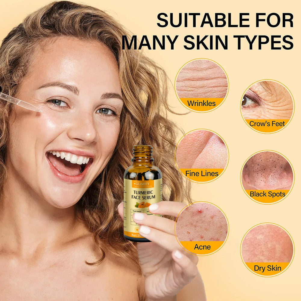 Glimify Turmeric Face Serum 30ml brightening