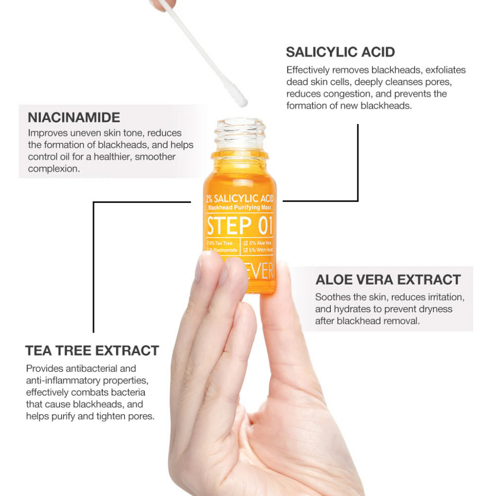 Glimify Salicylic Acid blackhead and pore minimising set