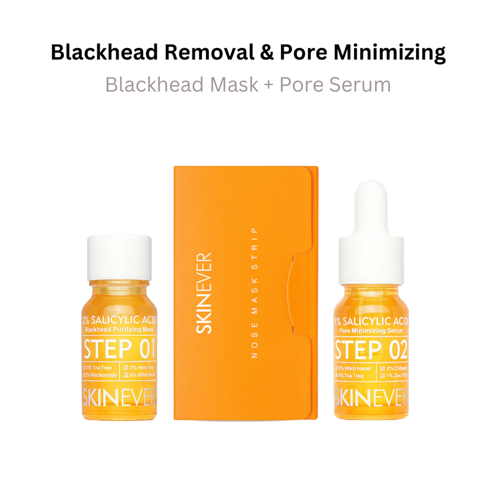 Glimify Salicylic Acid blackhead and pore minimising set