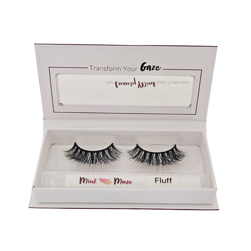 Glimify Fluff mink-style luxury false lashes
