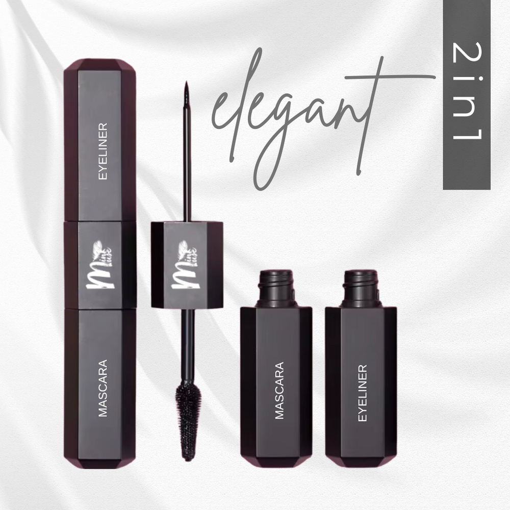 Glimify mascara and eyeliner duo set