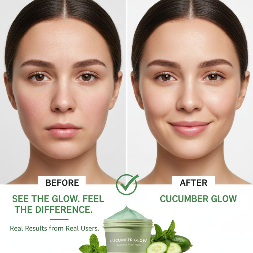 Glimify Cucumber Glow cleansing mud mask