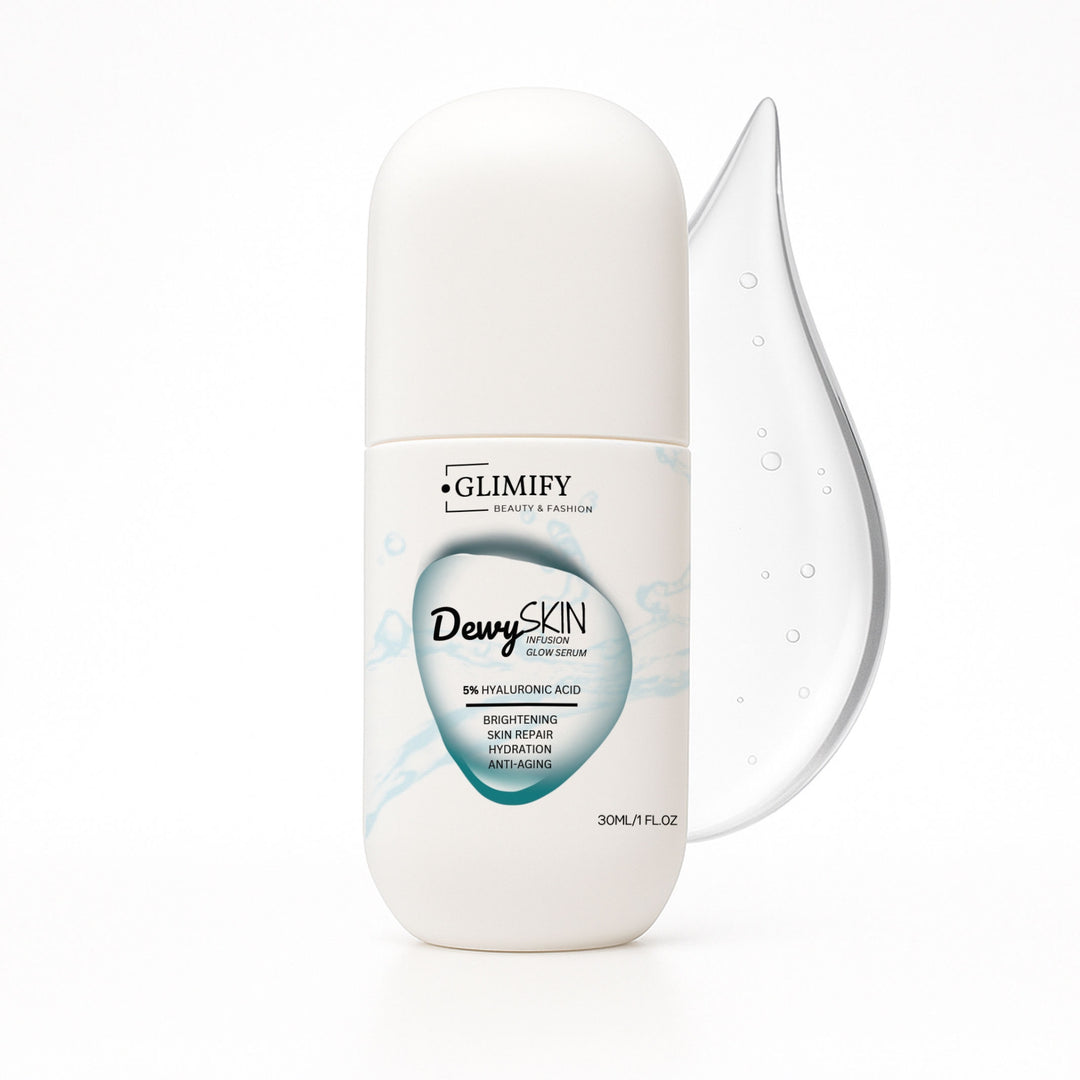 Glimify DewySKIN Hyaluronic Acid Serum lightweight silky texture for glowing skin