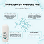 Hydrating and brightening DewySKIN serum with niacinamide, calendula, and lavender extract