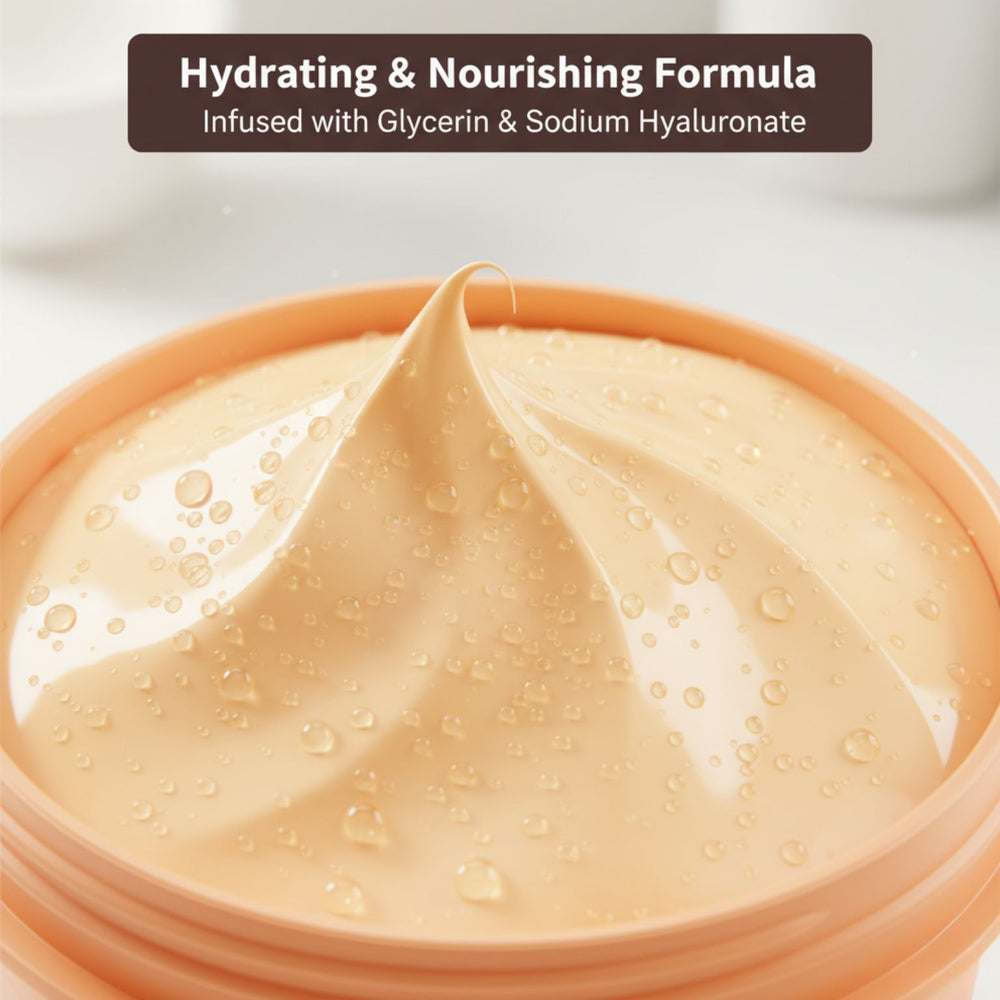 Glimify Orange Glow cleansing mud mask with vitamin C