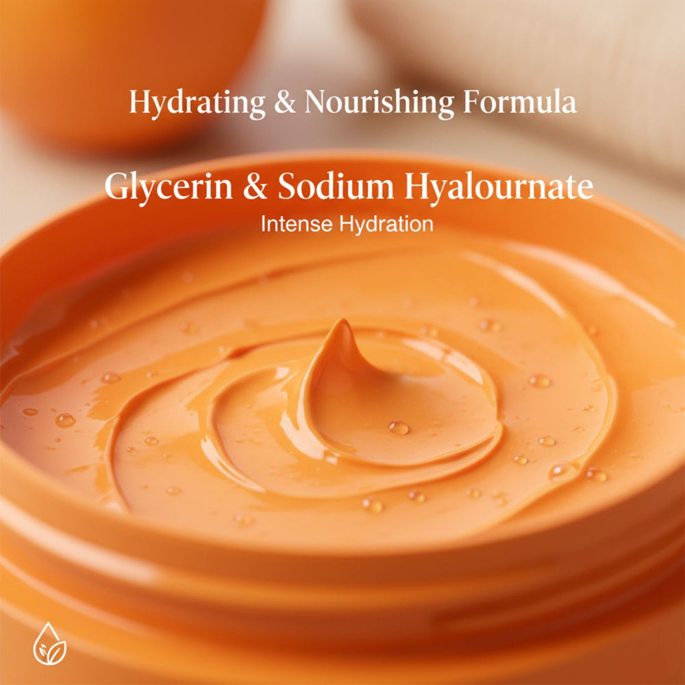 Glimify Orange Glow cleansing mud mask with vitamin C