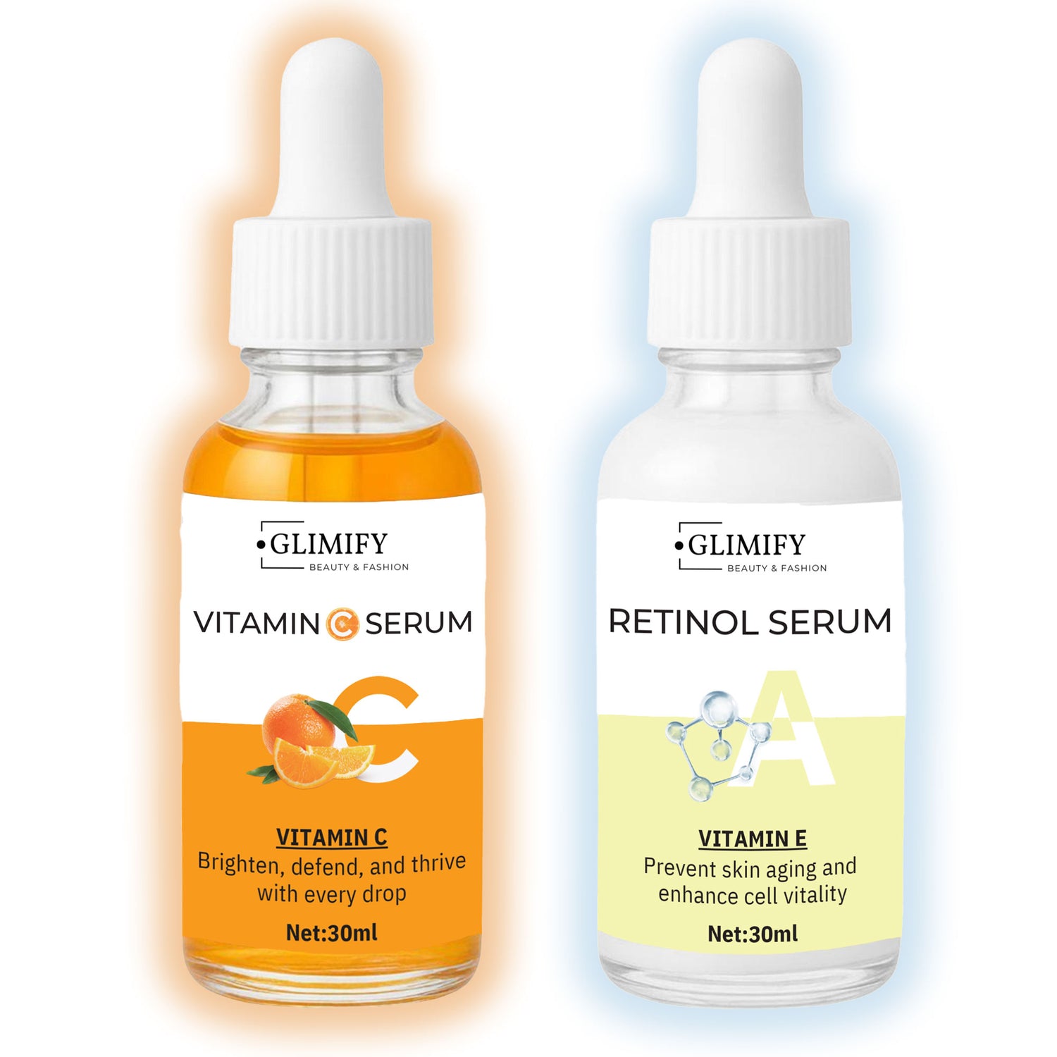 Glimify Vitamin C Serum antioxidant complex with ascorbic acid and silybum extract