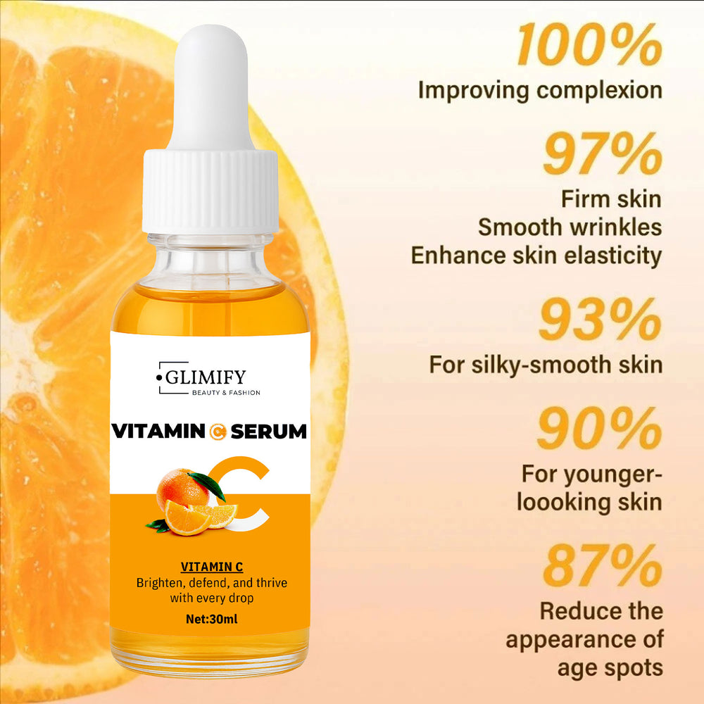Glimify Vitamin C and Retinol Serum 30ml brightening and anti-ageing face serum