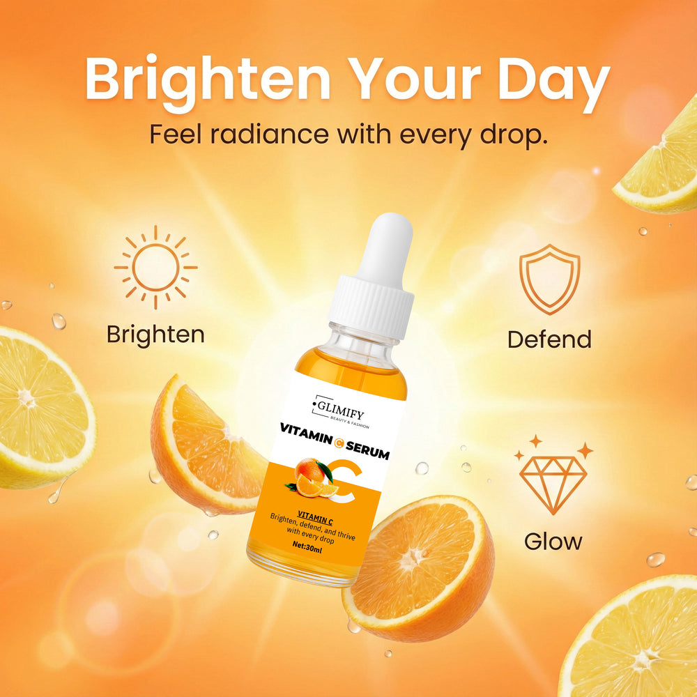 Glimify Vitamin C and Retinol Serum 30ml brightening and anti-ageing face serum